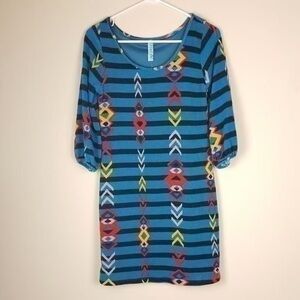 Lilly Pulitzer Blue Striped Mini Dress